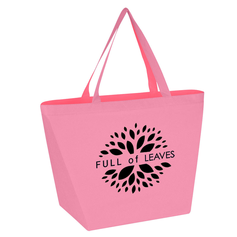 Load image into Gallery viewer, Non-Woven Budget Shopper Tote Bag
