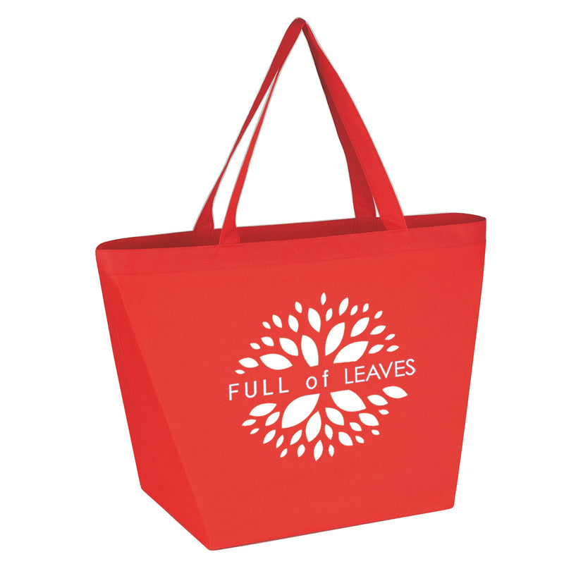 Load image into Gallery viewer, Non-Woven Budget Shopper Tote Bag
