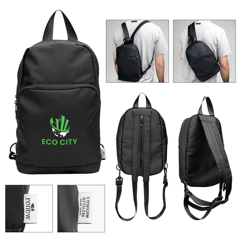 Load image into Gallery viewer, Caleb rPET Convertible Backpack And Sling Bag
