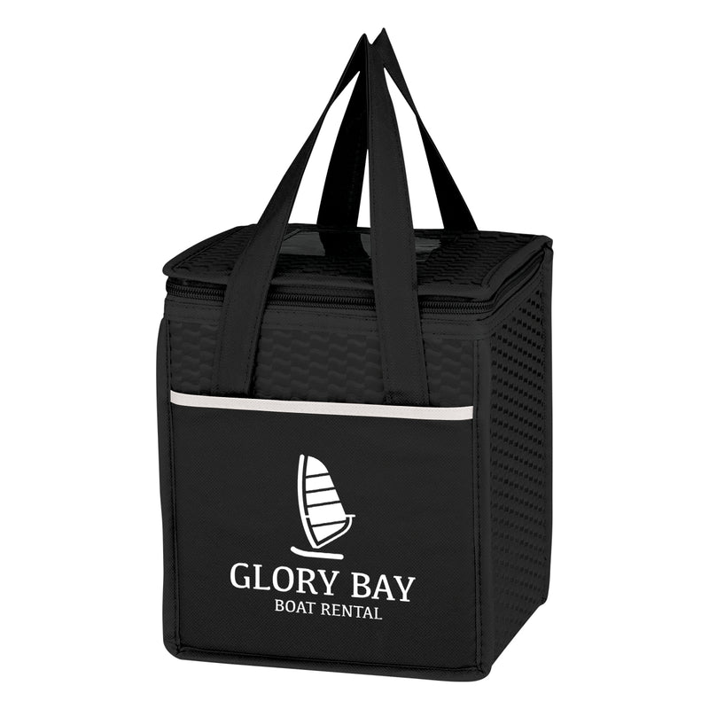 Load image into Gallery viewer, Wave Design Non-Woven Cooler Lunch Bag
