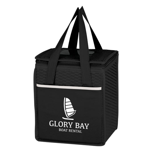 Wave Design Non-Woven Cooler Lunch Bag