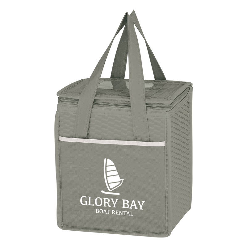 Load image into Gallery viewer, Wave Design Non-Woven Cooler Lunch Bag
