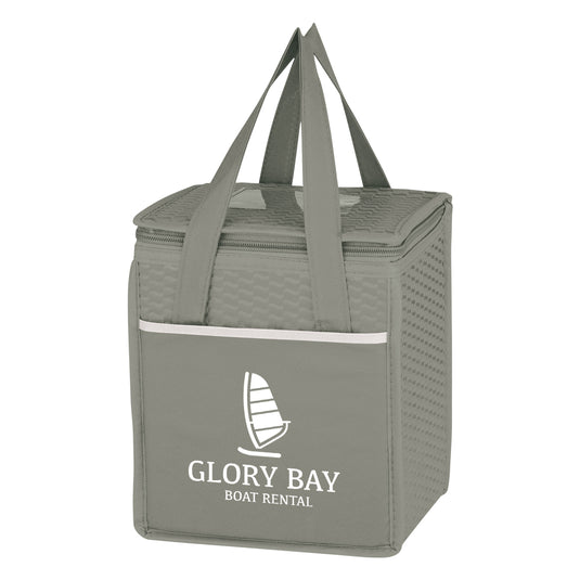 Wave Design Non-Woven Cooler Lunch Bag