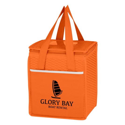 Wave Design Non-Woven Cooler Lunch Bag