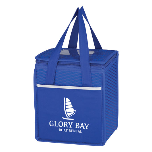Wave Design Non-Woven Cooler Lunch Bag