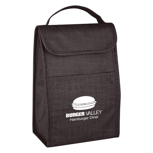 Crosshatch Non-Woven Lunch Bag