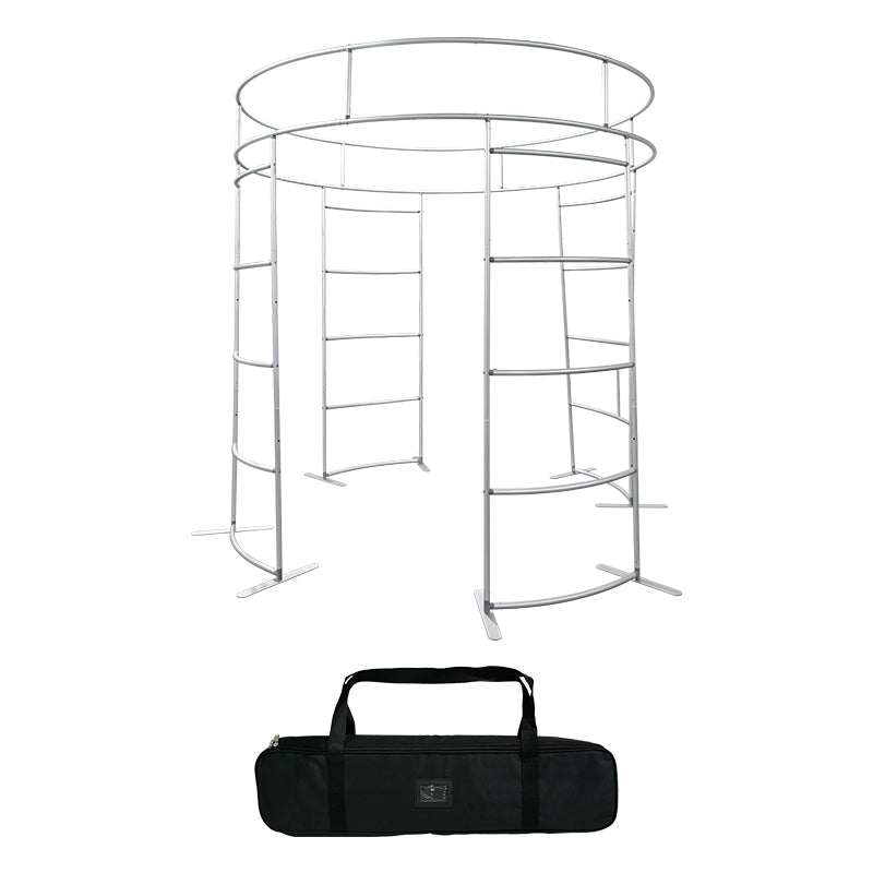 Load image into Gallery viewer, 360 View 4 Panel Photo Booth Enclosure

