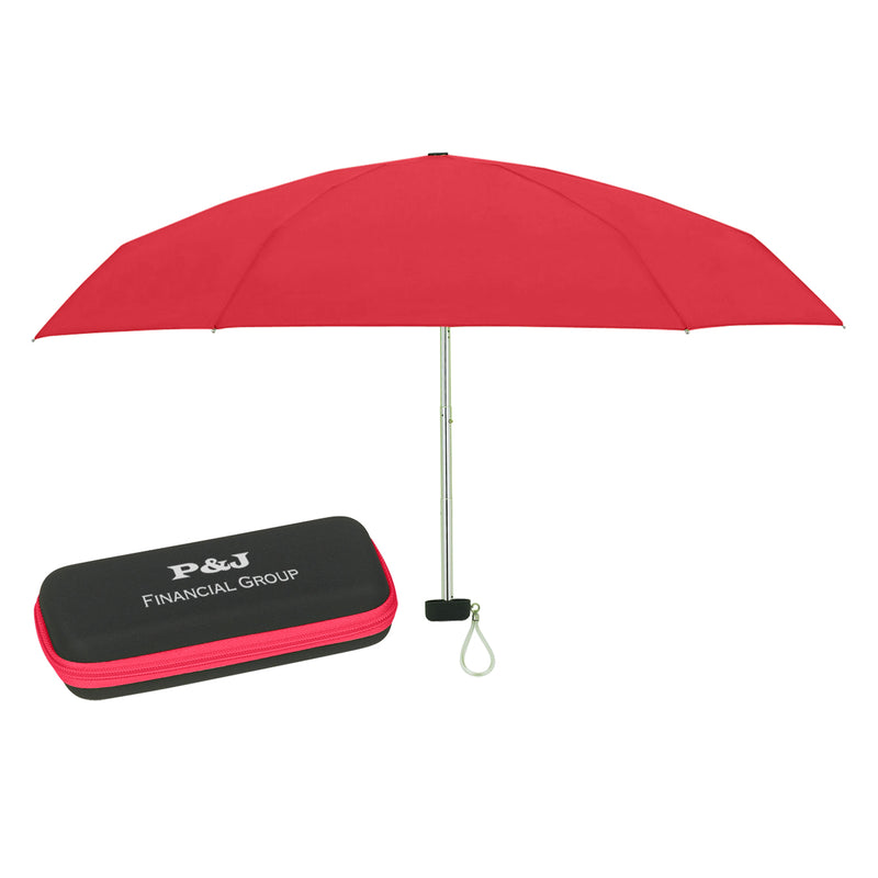 Load image into Gallery viewer, 37" Arc Telescopic Folding Travel Umbrella With Eva Case
