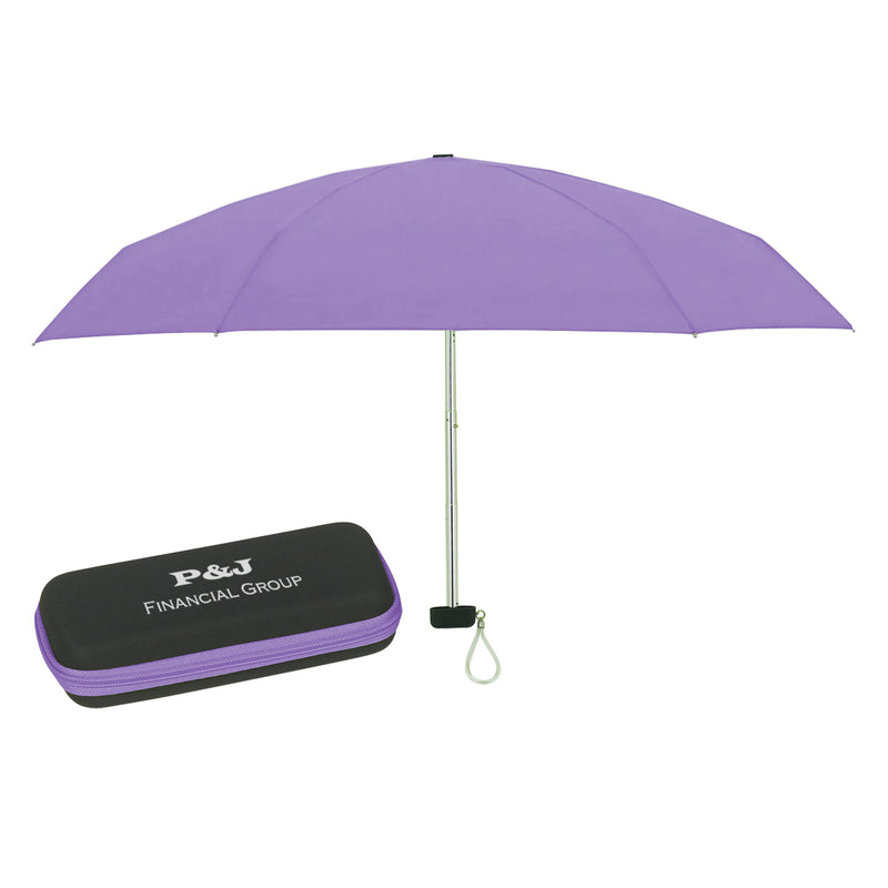 Load image into Gallery viewer, 37" Arc Telescopic Folding Travel Umbrella With Eva Case
