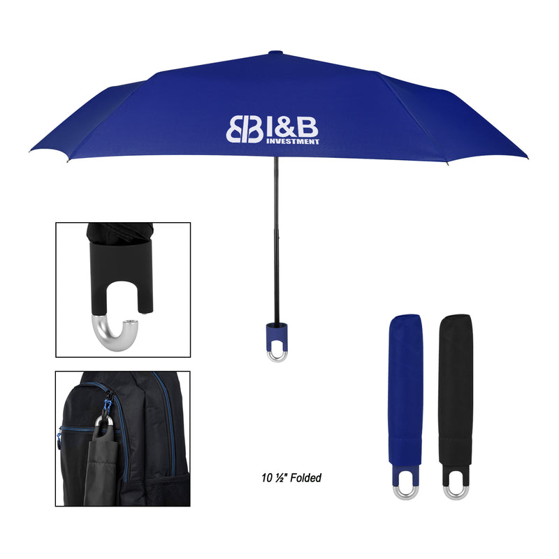 Load image into Gallery viewer, 38" Arc Clipper Compact Telescopic Umbrella

