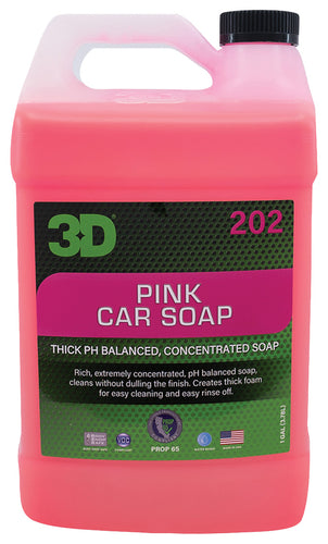 3D® Pink Car Soap 1 Gallon