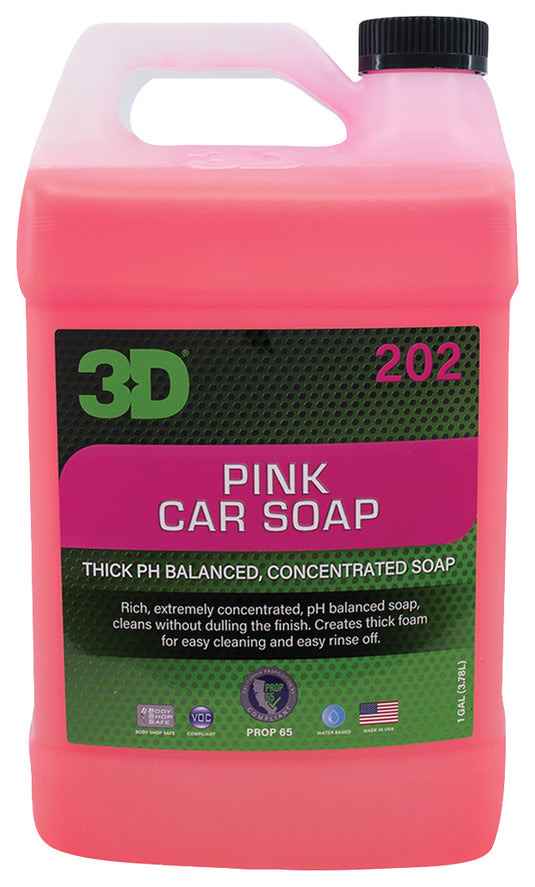 3D® Pink Car Soap 1 Gallon