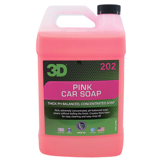 3D® Pink Car Soap 1 Gallon