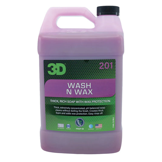 3D® Wash N Wax Car Soap Gallon