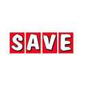 Load image into Gallery viewer, 3D Jumbo Under the Hood Sign Set Red Background - S-A-V-E kit of (4)
