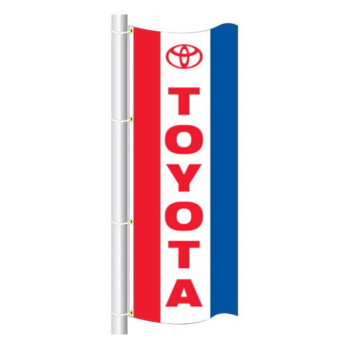 3ft x 8ft  Drape Flag Free Flying- Vertical Dealer Brands