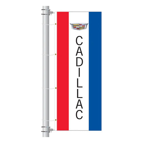 Load image into Gallery viewer, 3ft x 8ft  Drape Flag with Sleeves- Vertical Dealer Brands
