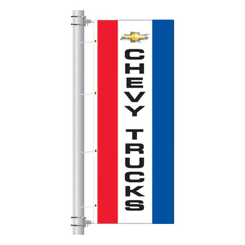 Load image into Gallery viewer, 3ft x 8ft  Drape Flag with Sleeves- Vertical Dealer Brands
