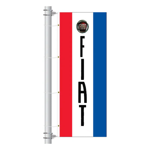 Load image into Gallery viewer, 3ft x 8ft  Drape Flag with Sleeves- Vertical Dealer Brands
