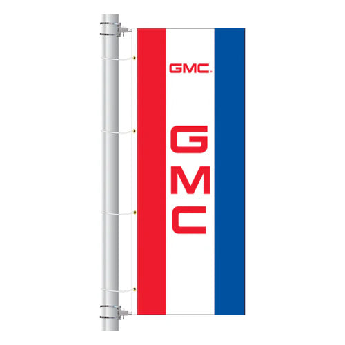 3ft x 8ft  Drape Flag with Sleeves- Vertical Dealer Brands