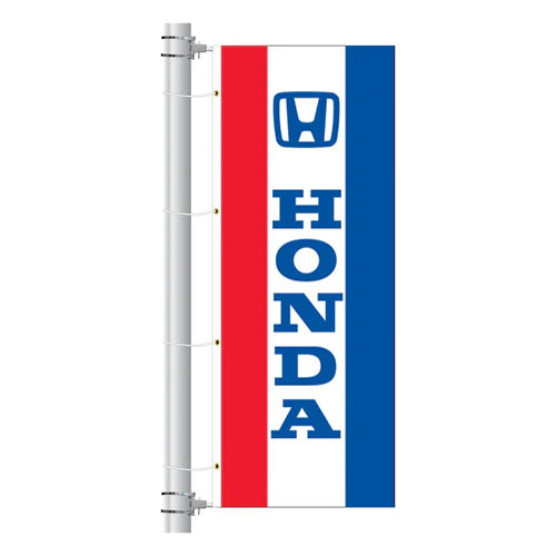 Load image into Gallery viewer, 3ft x 8ft  Drape Flag with Sleeves- Vertical Dealer Brands
