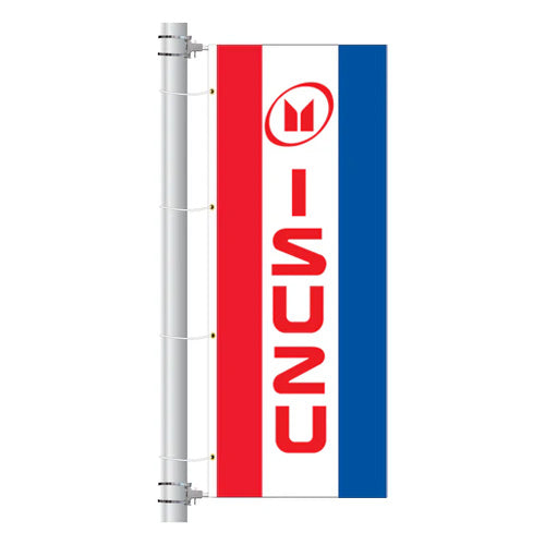 3ft x 8ft  Drape Flag with Sleeves- Vertical Dealer Brands