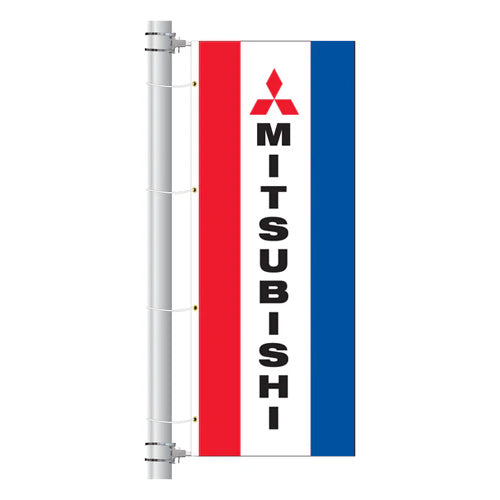 Load image into Gallery viewer, 3ft x 8ft  Drape Flag with Sleeves- Vertical Dealer Brands
