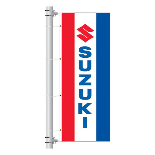 3ft x 8ft  Drape Flag with Sleeves- Vertical Dealer Brands