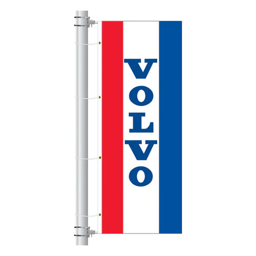 Load image into Gallery viewer, 3ft x 8ft  Drape Flag with Sleeves- Vertical Dealer Brands
