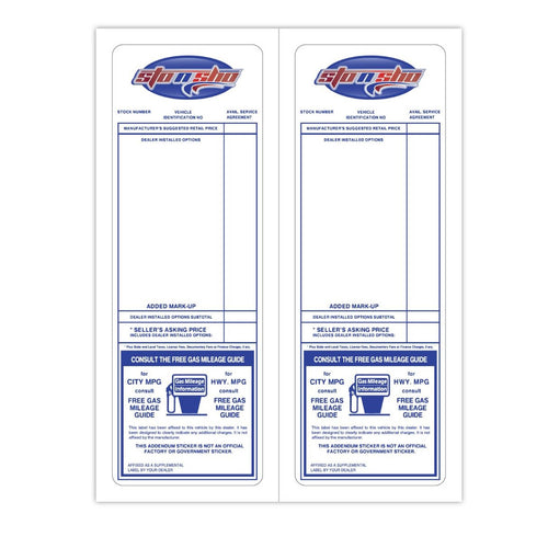 Custom Paper-Bak® Laser Forms - Pack of 50 ( 2 up - 4.25