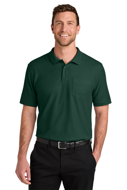 Load image into Gallery viewer, Port Authority® Wearever Signature Pique Pocket Polo
