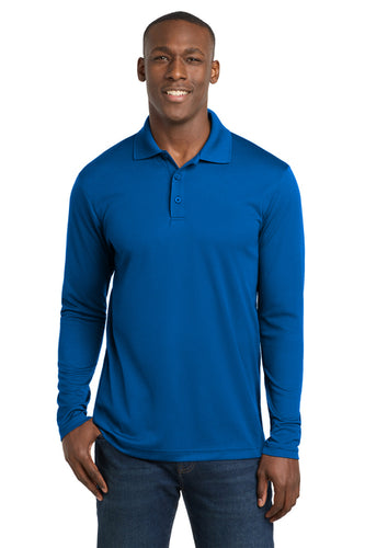 Sport-Tek ® PosiCharge ® RacerMesh ® Long Sleeve Polo