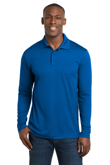 Sport-Tek ® PosiCharge ® RacerMesh ® Long Sleeve Polo