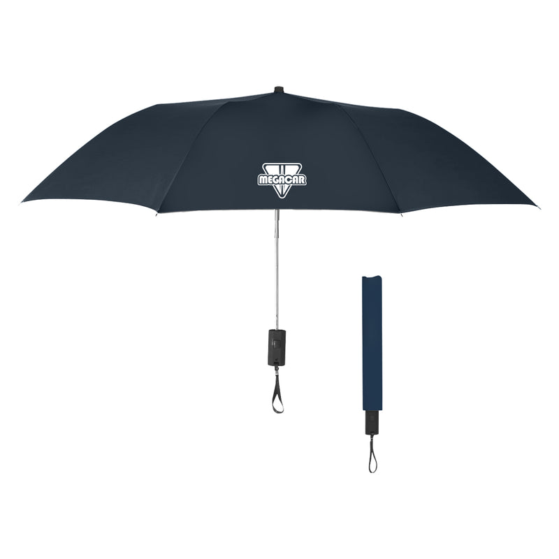Load image into Gallery viewer, 44" Arc Automatic Open Telescopic Folding Umbrella
