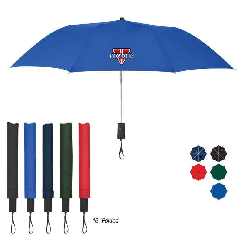 Load image into Gallery viewer, 44" Arc Automatic Open Telescopic Folding Umbrella
