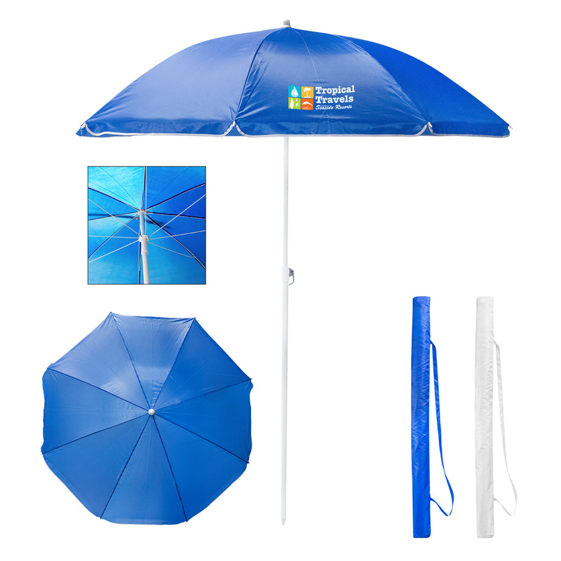 Load image into Gallery viewer, 70&quot; Arc Beach Umbrella
