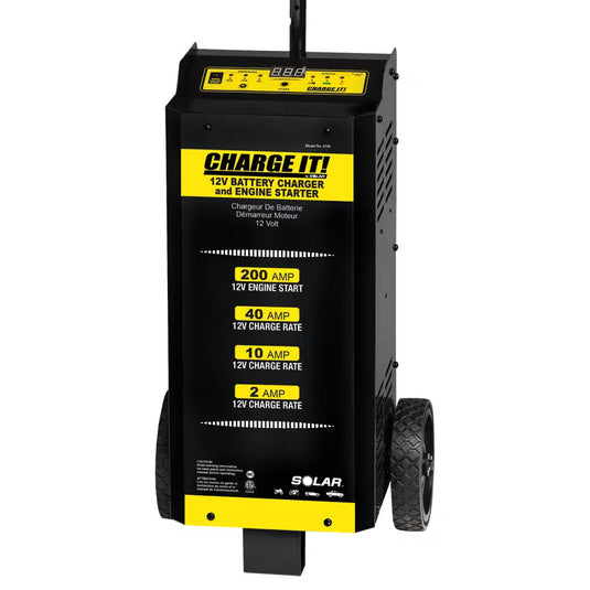 4735 40/10/2/200 Amp 12 Volt Wheeled Battery Charger