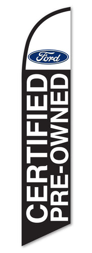 Premium Swooper Flag - Ford Certified