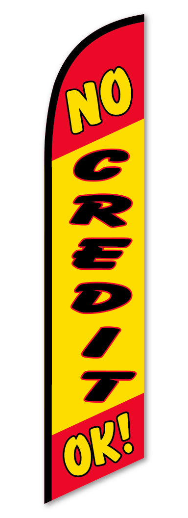 Premium Swooper Flag - No Credit OK