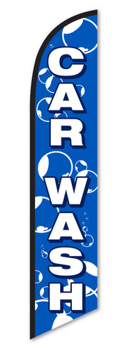 Premium Swooper Flag - Carwash
