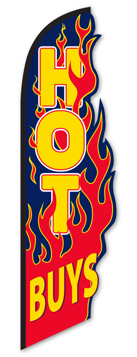 3-D Swooper Flag - Hot Buys