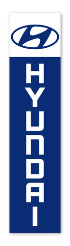 Flat Top Swooper Banner - HYUNDAI