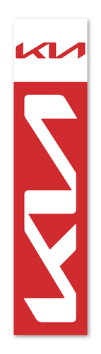 Flat Top Swooper Banner - KIA