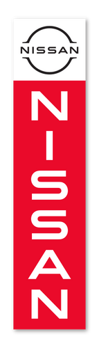Flat Top Swooper Banner - NISSAN
