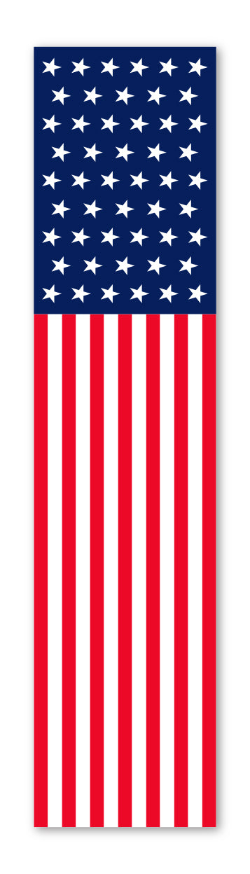 Flat Top Swooper Banner - PATRIOTIC USA