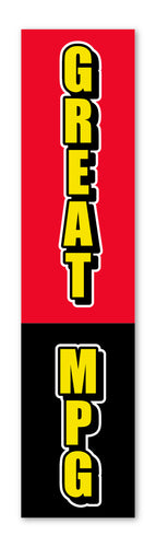 Flat Top Swooper Banner - GREAT MPG