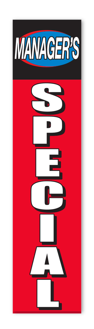 Load image into Gallery viewer, Flat Top Swooper Banner - MANAGERS SPECIAL
