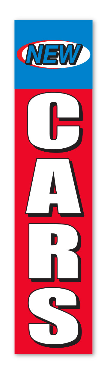 Load image into Gallery viewer, Flat Top Swooper Banner - NEW CARS
