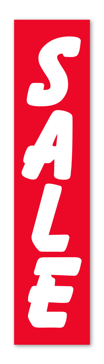 Flat Top Swooper Banner - RED SALE