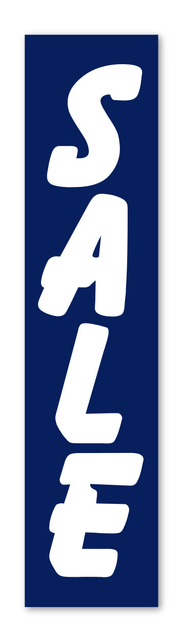 Flat Top Swooper Banner - BLUE SALE